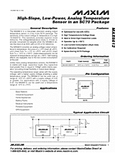 DataSheet MAX6612 pdf